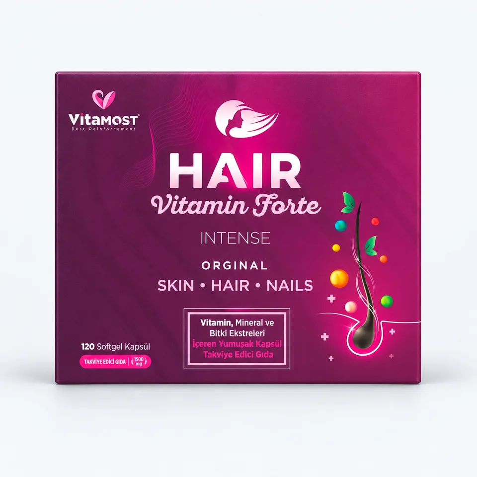 Vitamost Hair Vitamin Forte 120 Yumuşak Kapsül