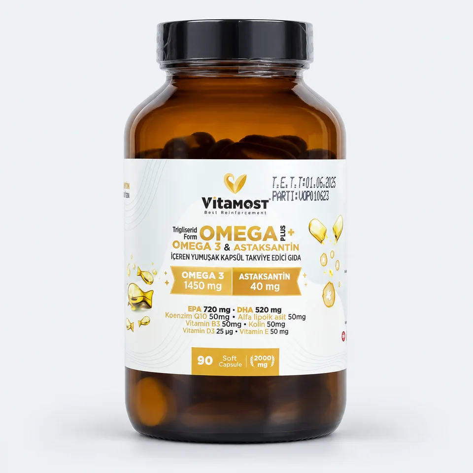Vitamost Omega Plus 90 Softjel Kapsül 2000 mg
