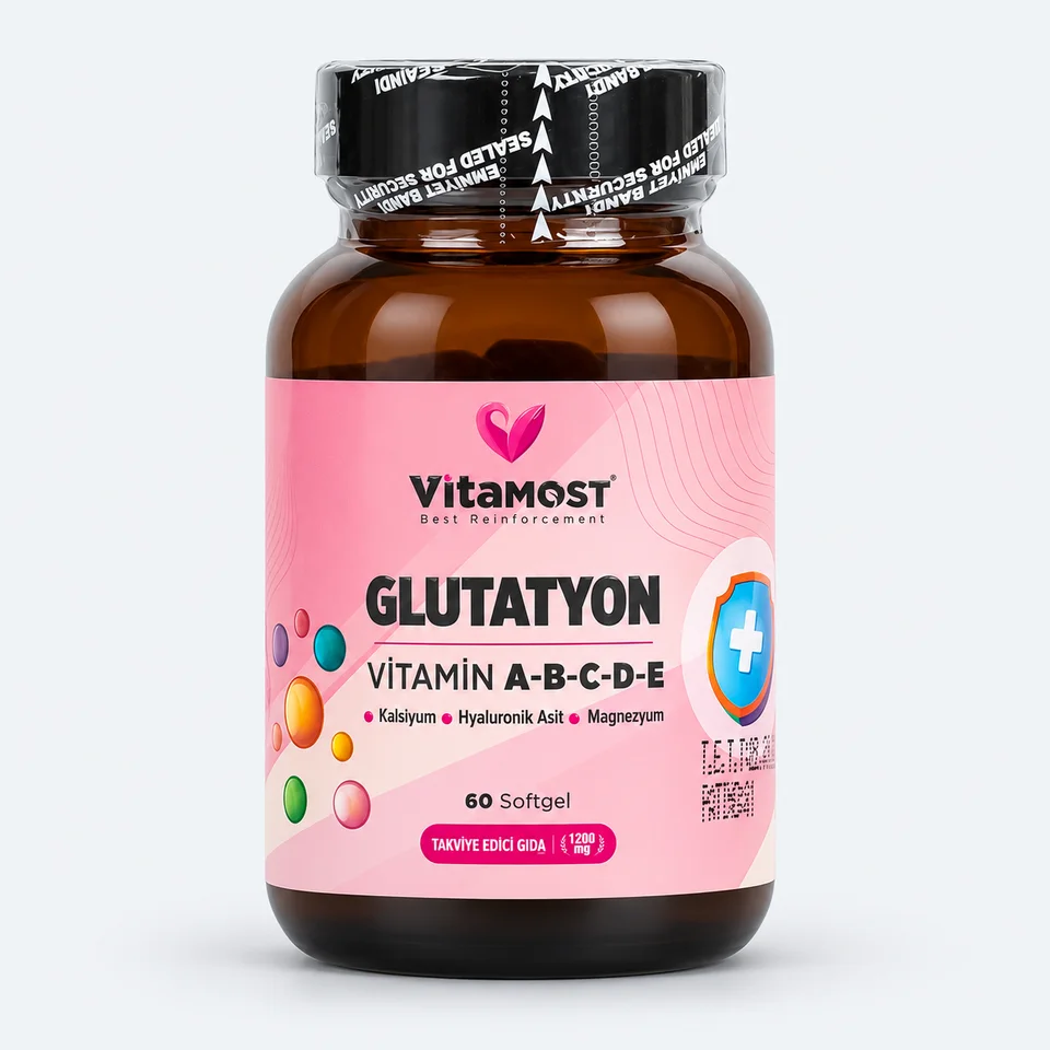 Vitamost Glutatyon Vitamin A-B-C-D-E 60 Yumuşak Kapsül